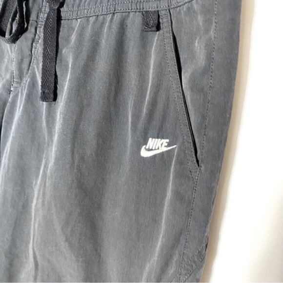 Vintage Nike Black Long Shorts Activewear Athletic Workout Shorts M - Picture 6 of 15